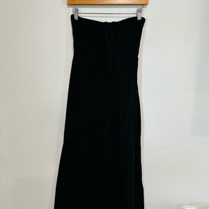 MINKPINK Black Strapless Gown Jumpsuit for Cocktail
